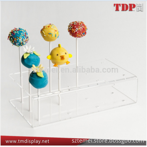 tabletop custom funny cute sweet Lollipop candy acrylic cake pops display Clear pop up stands acrylic cake pop stand for wedding